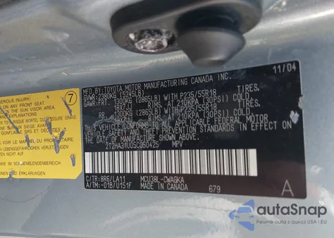 2005 Lexus Rx 330 z USA, uszkodzony, nr VIN 2T2HA31U05C050425